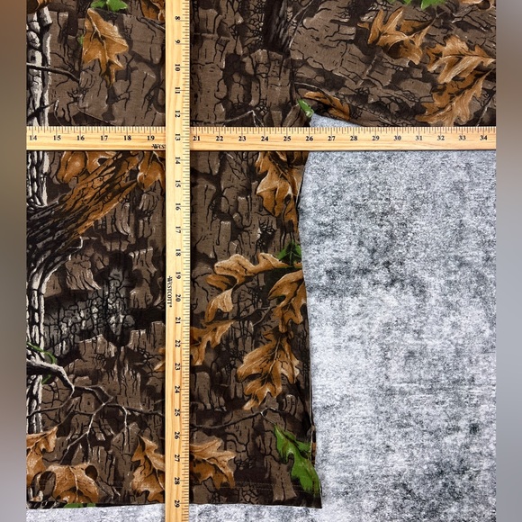 Vintage 90s Camo Realtree Jerzees Long Sleeve Shirt Made in USA - Picture 3 of 4